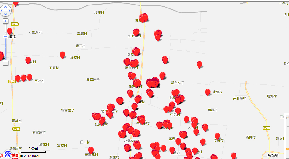 百度地图标注 百度地图标注